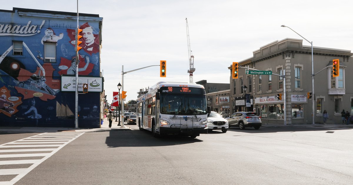 YRT bus on road